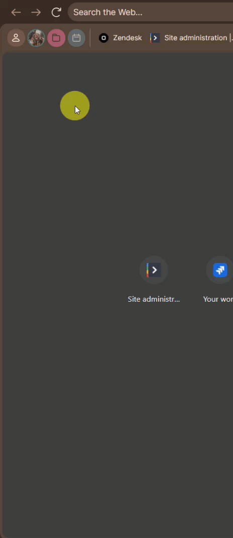 This video shows adding a custom icon in an already created space. As well as how to change it and remove it.