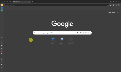 This GIF shows how to create a Space and add an email app inside the Space and set it as an Anchored app